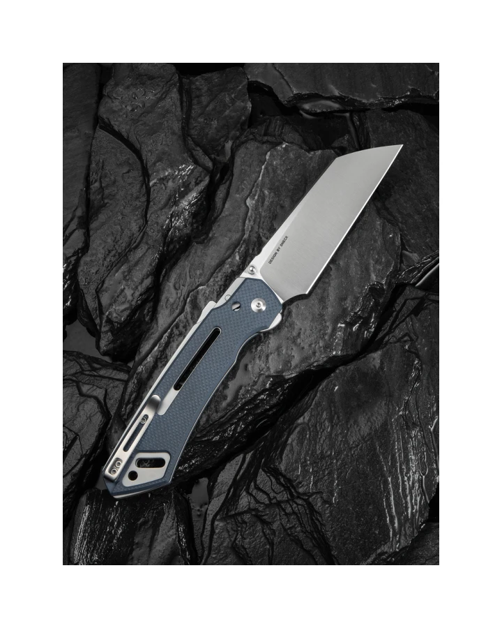 Ніж складаний Civivi Buster FG Grey C24052-2, Nitro-V, G10, сірий
