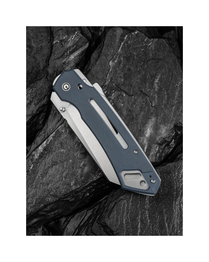 Ніж складаний Civivi Buster FG Grey C24052-2, Nitro-V, G10, сірий