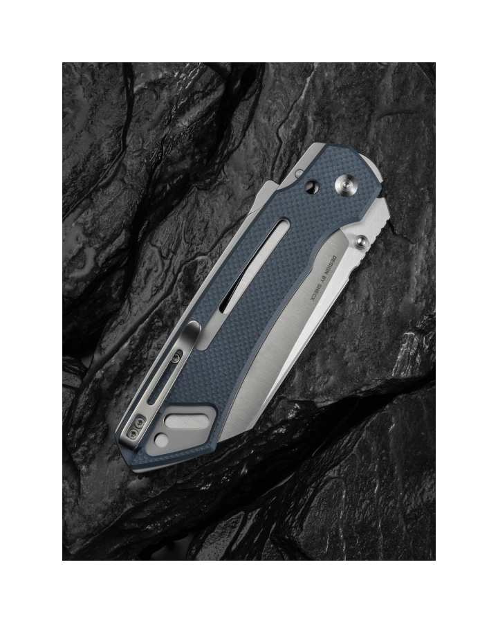 Ніж складаний Civivi Buster FG Grey C24052-2, Nitro-V, G10, сірий