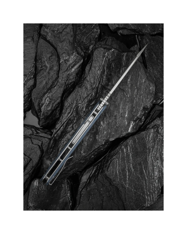 Ніж складаний Civivi Buster FG Grey C24052-2, Nitro-V, G10, сірий
