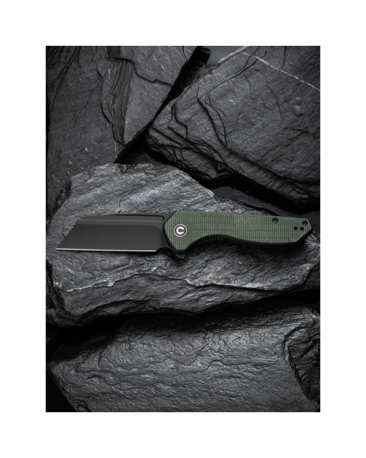 Ніж складаний Civivi ExOne Green C23036-3, Nitro-V, мікарта, зелений