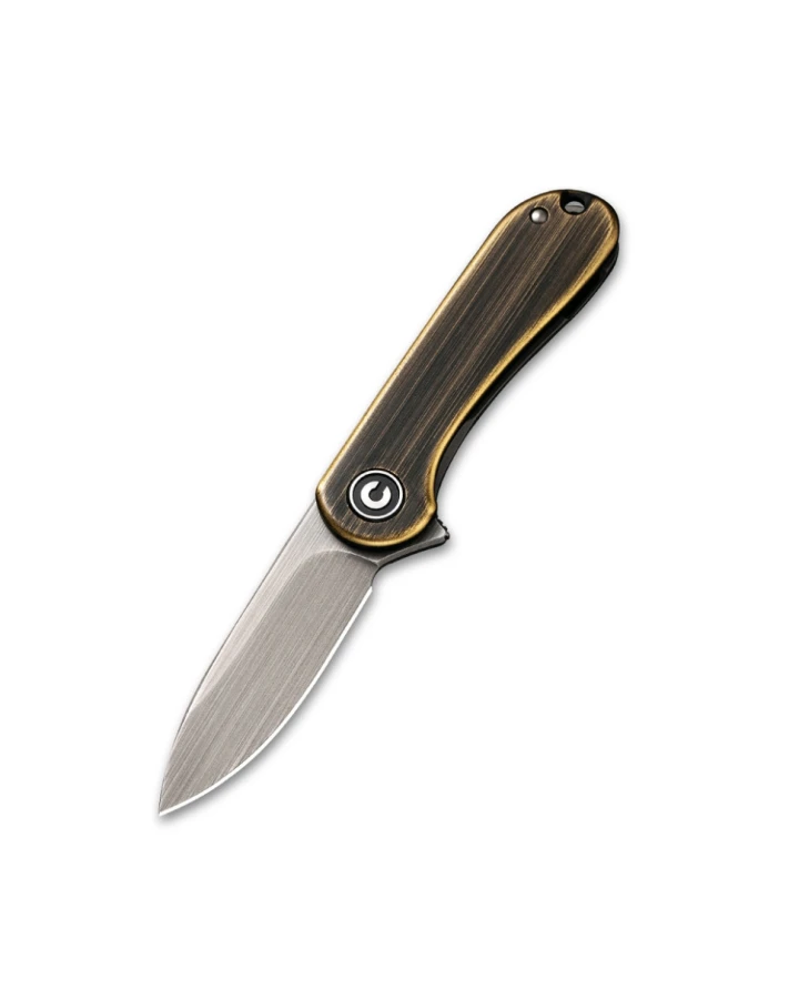 Ніж складаний Civivi Mini Elementum C18062Q-1, Sandvik 14C28N, сталь, коричневий