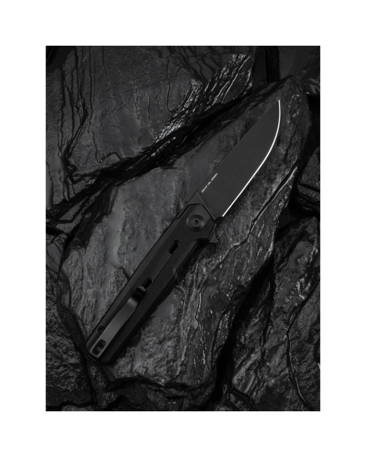 Ніж складаний Civivi Navo C25015A-1, Nitro-V, G10, чорний