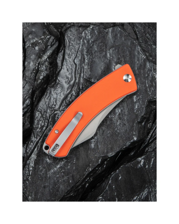 Ніж складаний Civivi Outlaw Muk C24079-2, Sandvik 14C28N, G10, помаранчевий