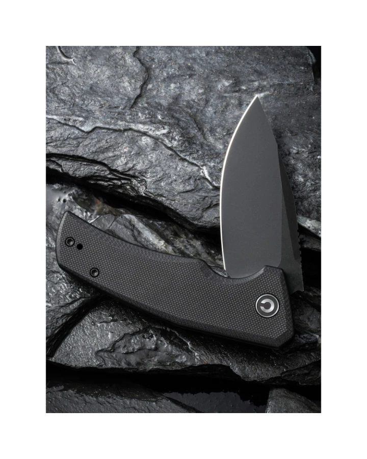Ніж складаний Civivi Regulatron Black C23006-1, Nitro-V, G10, чорний