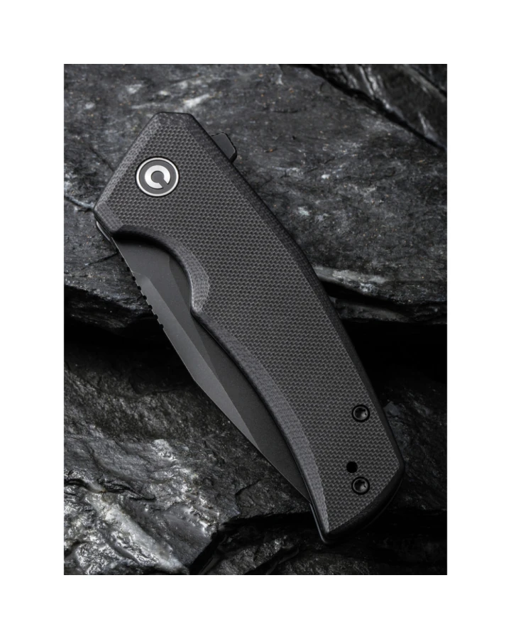 Ніж складаний Civivi Regulatron Black C23006-1, Nitro-V, G10, чорний