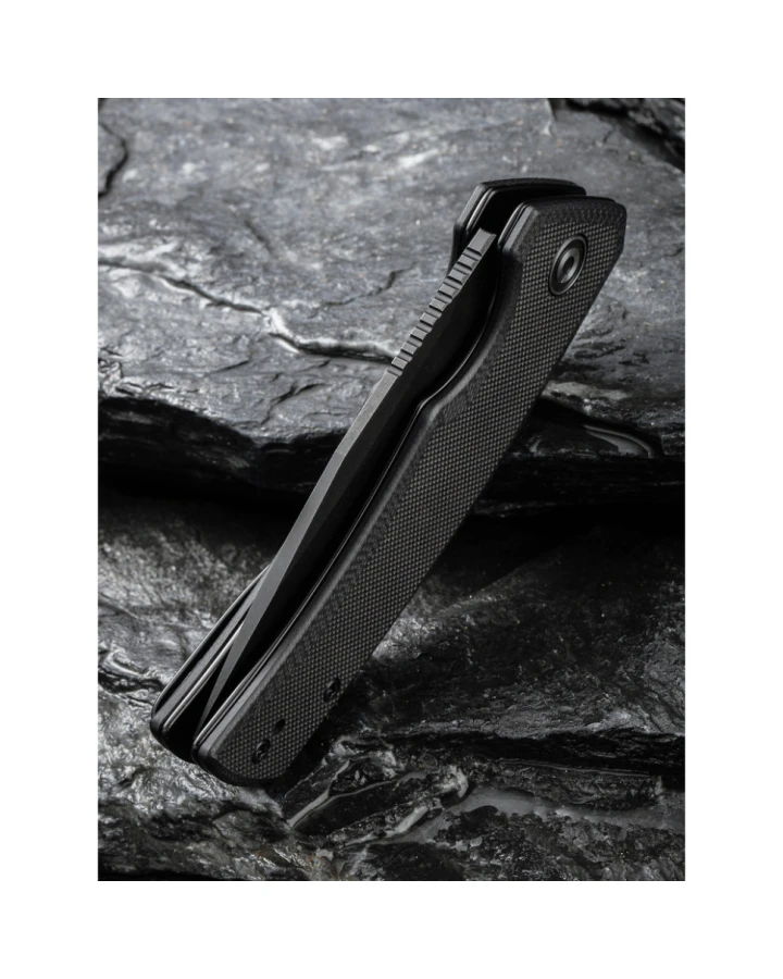Ніж складаний Civivi Regulatron Black C23006-1, Nitro-V, G10, чорний