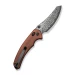 Ніж складаний Civivi Sixgill Guibourtia Wood C24050-DS1, Дамаська сталь, дерево, коричневий