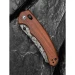 Ніж складаний Civivi Sixgill Guibourtia Wood C24050-DS1, Дамаська сталь, дерево, коричневий
