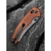 Ніж складаний Civivi Sixgill Guibourtia Wood C24050-DS1, Дамаська сталь, дерево, коричневий
