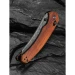 Ніж складаний Civivi Sixgill Guibourtia Wood C24050-DS1, Дамаська сталь, дерево, коричневий