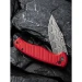 Ніж складаний Civivi Stormhowl C23040B-DS1, Дамаська сталь, алюміній, червоний