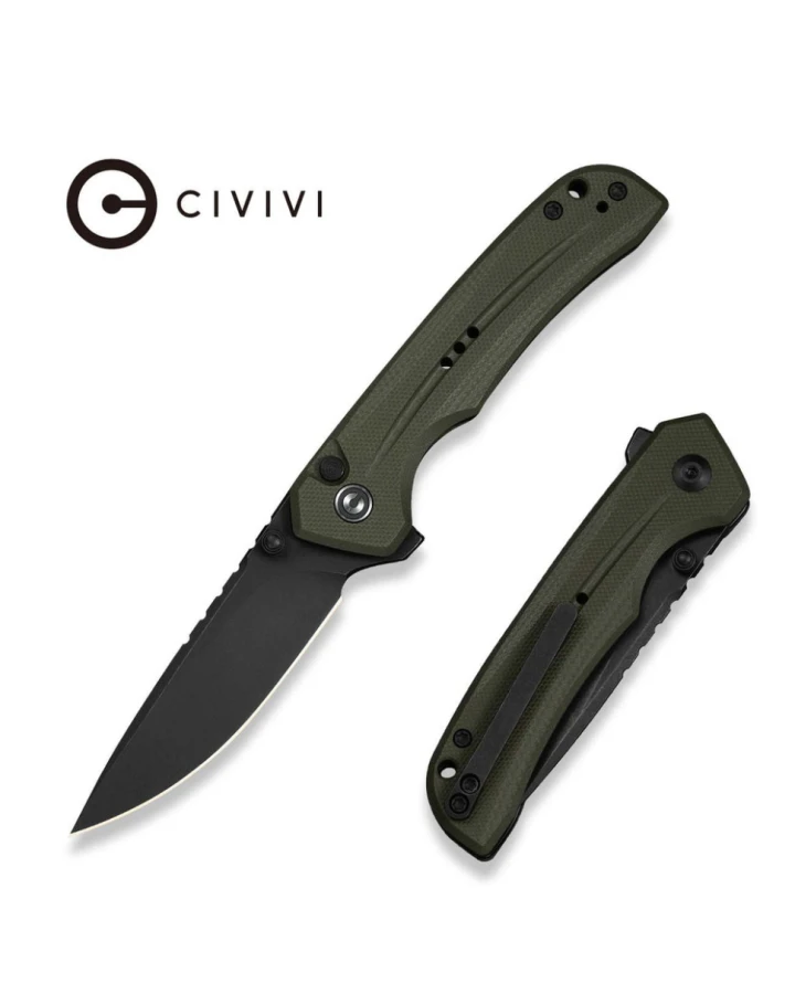 Ніж складаний Civivi Tarask C25023C-2, Nitro-V, G10, зелений