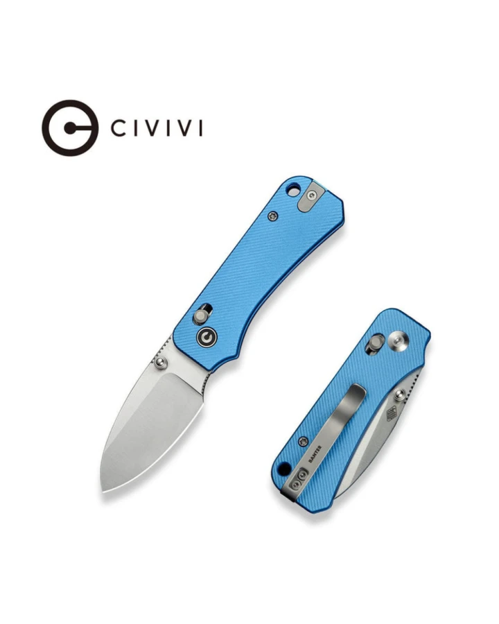 Ніж складаний кишеньковий Civivi Baby Banter 2 C23074-1, Nitro-V, алюміній, синій