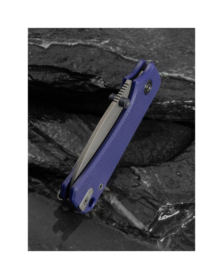 Ніж складаний кишеньковий Civivi Baby Banter Slip Joint C25066A-1, Nitro-V, G10, синій