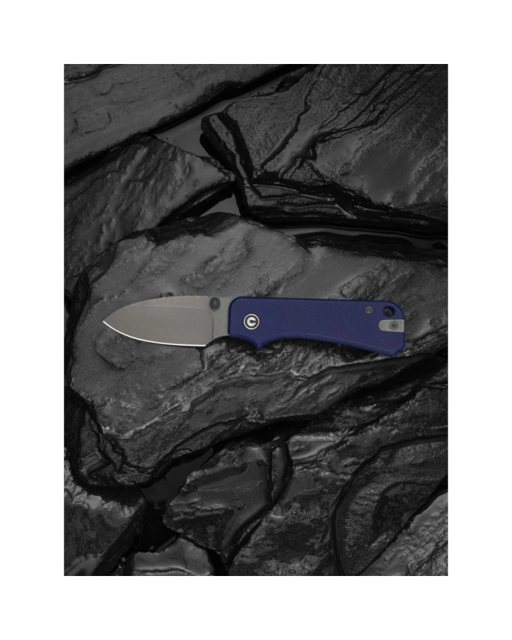 Ніж складаний кишеньковий Civivi Baby Banter Slip Joint C25066A-1, Nitro-V, G10, синій