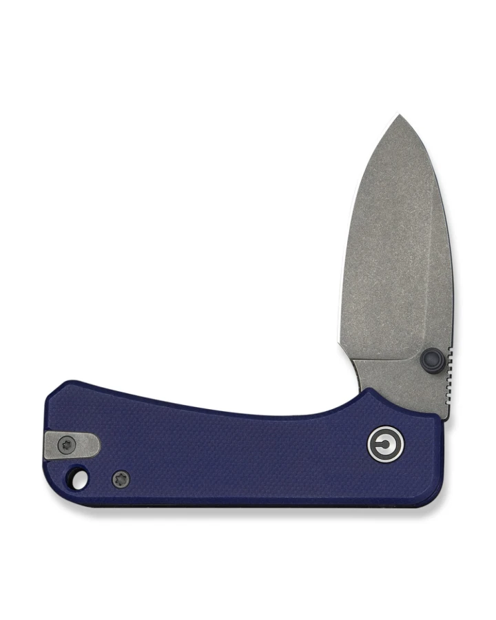 Ніж складаний кишеньковий Civivi Baby Banter Slip Joint C25066A-1, Nitro-V, G10, синій