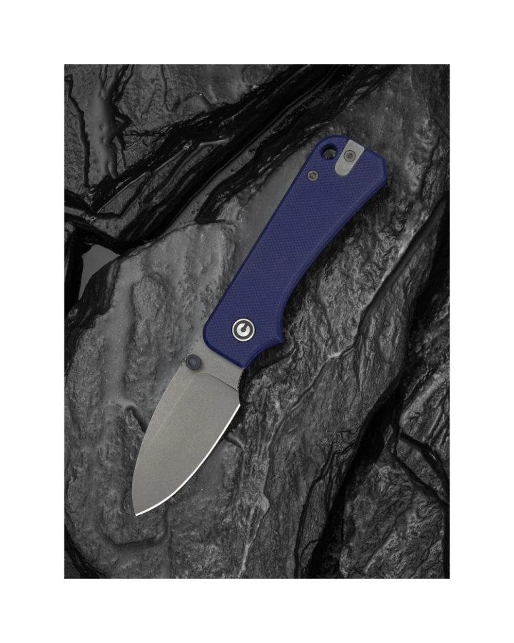 Ніж складаний кишеньковий Civivi Baby Banter Slip Joint C25066A-1, Nitro-V, G10, синій
