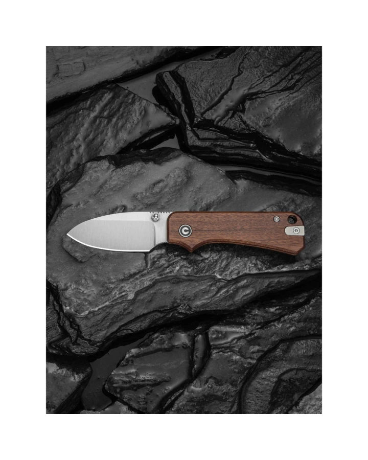 Ніж складаний кишеньковий Civivi Baby Banter Slip Joint C25066A-2, Nitro-V, дерево, коричневий