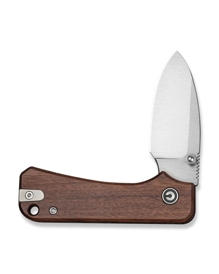 Ніж складаний кишеньковий Civivi Baby Banter Slip Joint C25066A-2, Nitro-V, дерево, коричневий