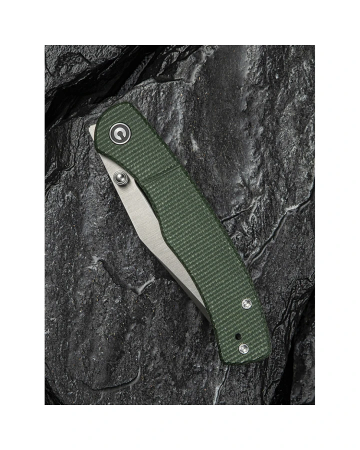 Ніж складаний кишеньковий Civivi Clingman C23065-4, Nitro-V, мікарта, зелений