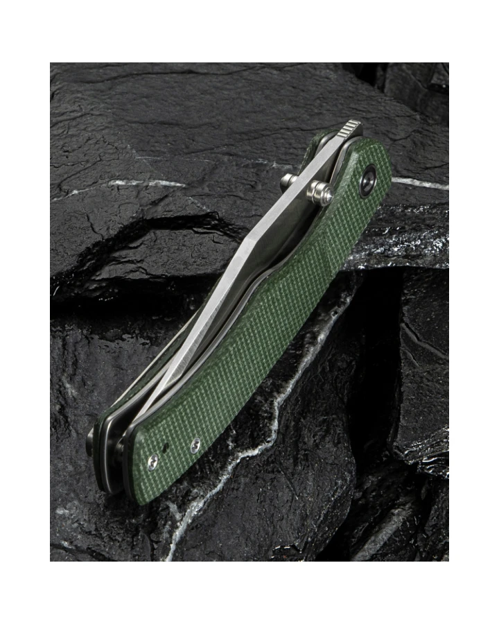 Ніж складаний кишеньковий Civivi Clingman C23065-4, Nitro-V, мікарта, зелений