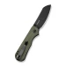 Ніж складаний кишеньковий Civivi Crabby C24055-1, Sandvik 14C28N, G10, зелений