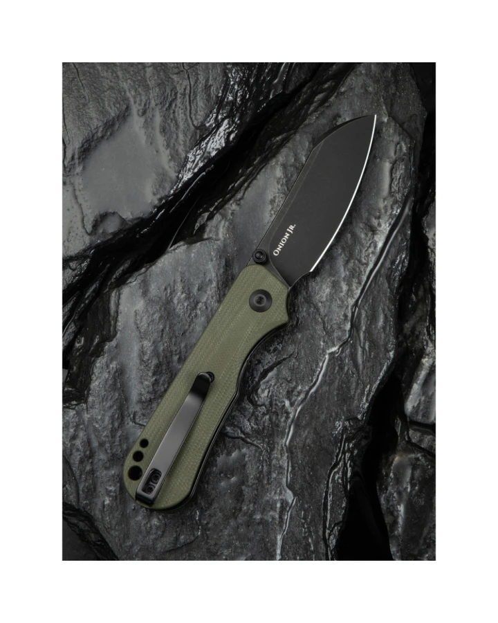 Ніж складаний кишеньковий Civivi Crabby C24055-1, Sandvik 14C28N, G10, зелений