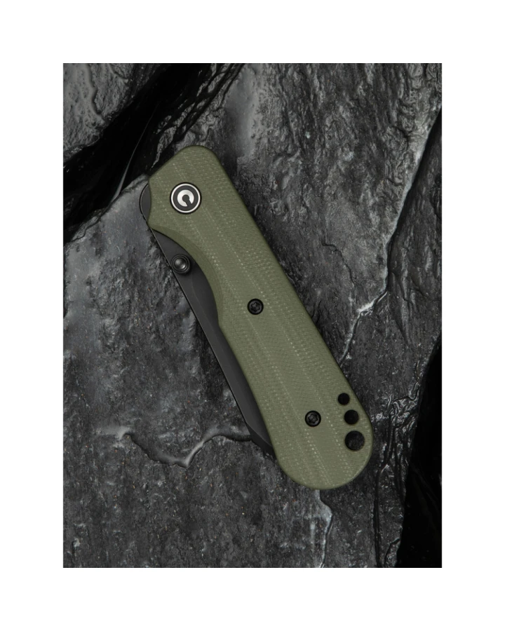 Ніж складаний кишеньковий Civivi Crabby C24055-1, Sandvik 14C28N, G10, зелений