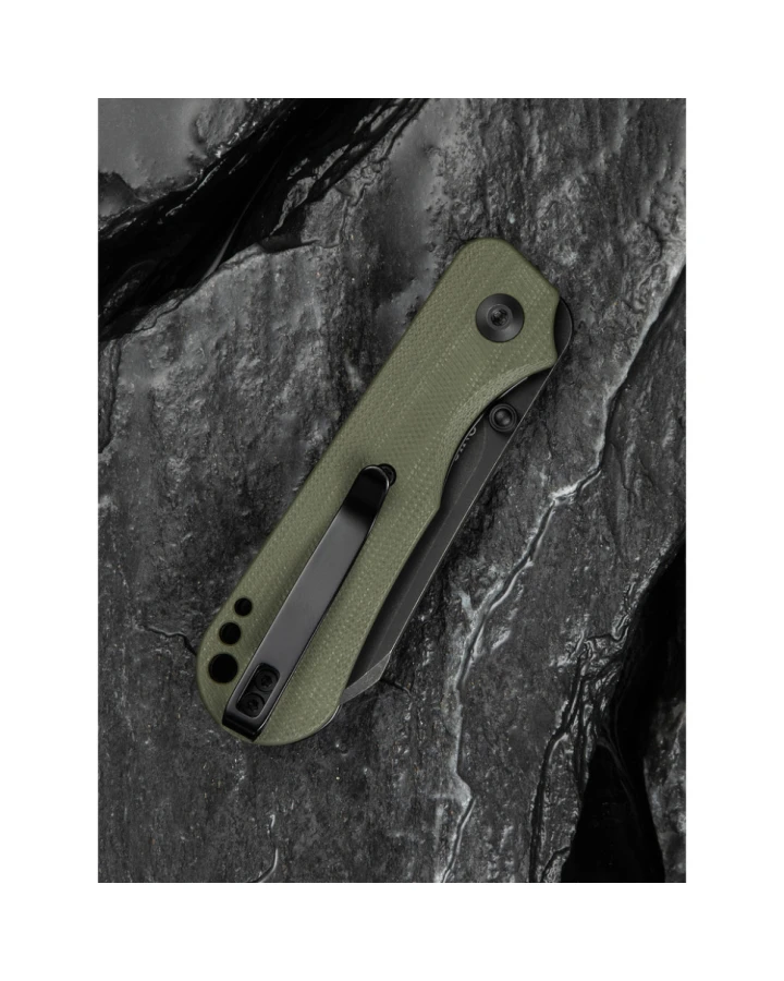 Ніж складаний кишеньковий Civivi Crabby C24055-1, Sandvik 14C28N, G10, зелений
