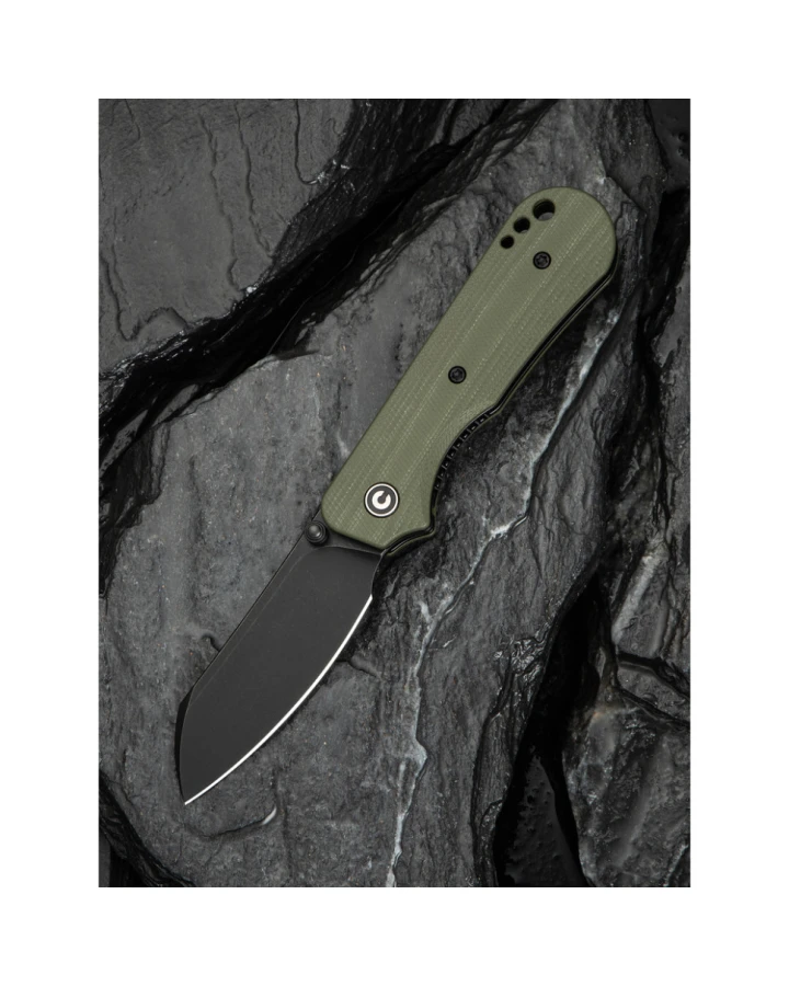 Ніж складаний кишеньковий Civivi Crabby C24055-1, Sandvik 14C28N, G10, зелений