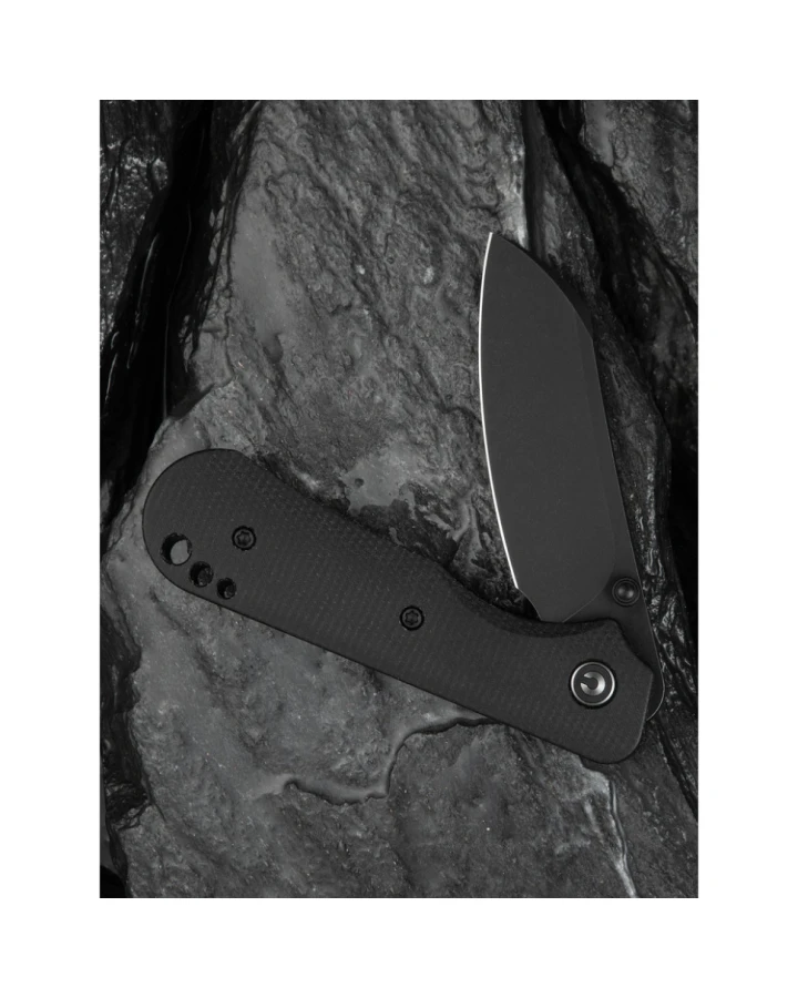 Ніж складаний кишеньковий Civivi Crabby C24055-3, Sandvik 14C28N, мікарта, чорний