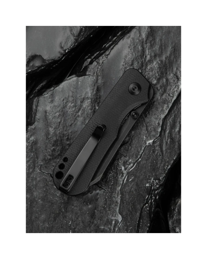 Ніж складаний кишеньковий Civivi Crabby C24055-3, Sandvik 14C28N, мікарта, чорний