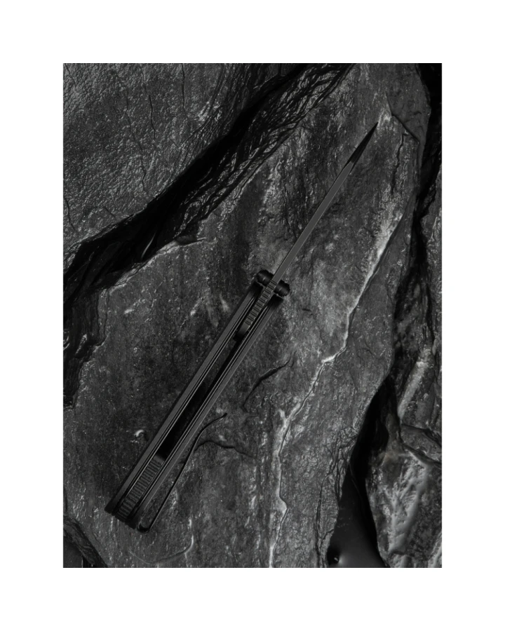 Ніж складаний кишеньковий Civivi Crabby C24055-3, Sandvik 14C28N, мікарта, чорний