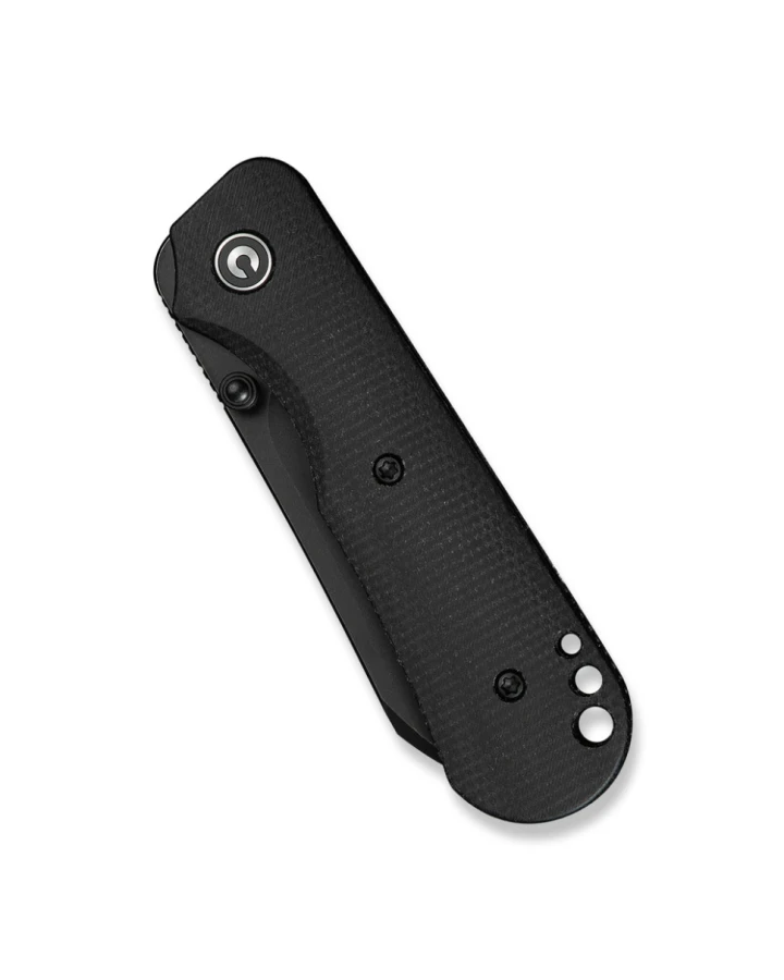 Ніж складаний кишеньковий Civivi Crabby C24055-3, Sandvik 14C28N, мікарта, чорний