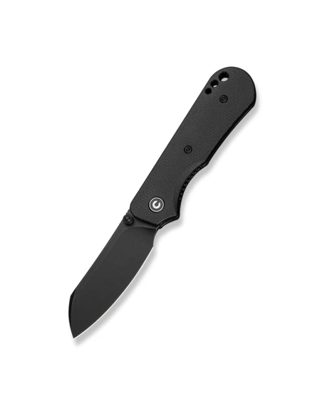 Ніж складаний кишеньковий Civivi Crabby C24055-3, Sandvik 14C28N, мікарта, чорний