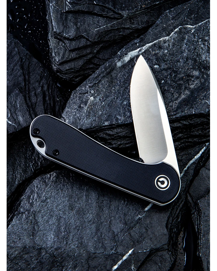 Ніж складаний кишеньковий Civivi Elementum C907A, D2, G10, чорний