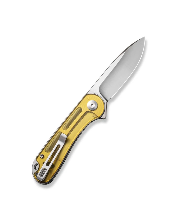 Ніж складаний кишеньковий Civivi Elementum C907A-4, D2, Ultem, золотий