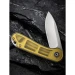 Ніж складаний кишеньковий Civivi Elementum C907A-4, D2, Ultem, золотий