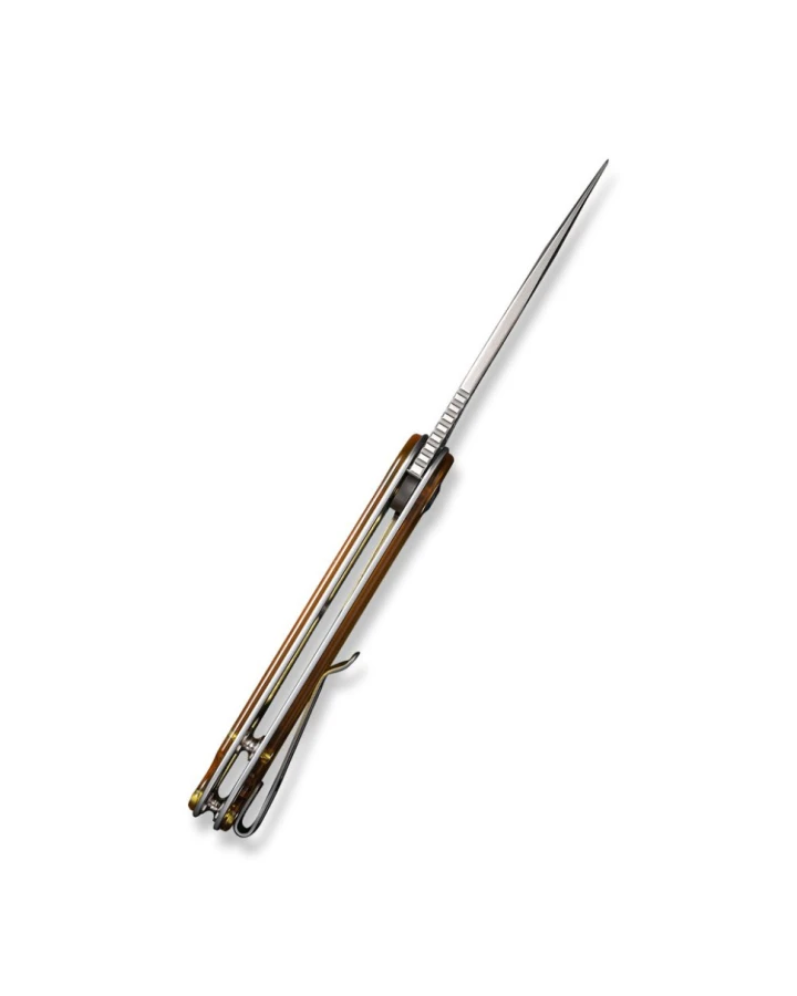 Ніж складаний кишеньковий Civivi Elementum C907A-4, D2, Ultem, золотий