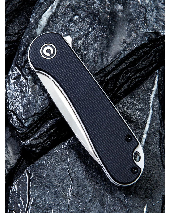 Ніж складаний кишеньковий Civivi Elementum C907A, D2, G10, чорний