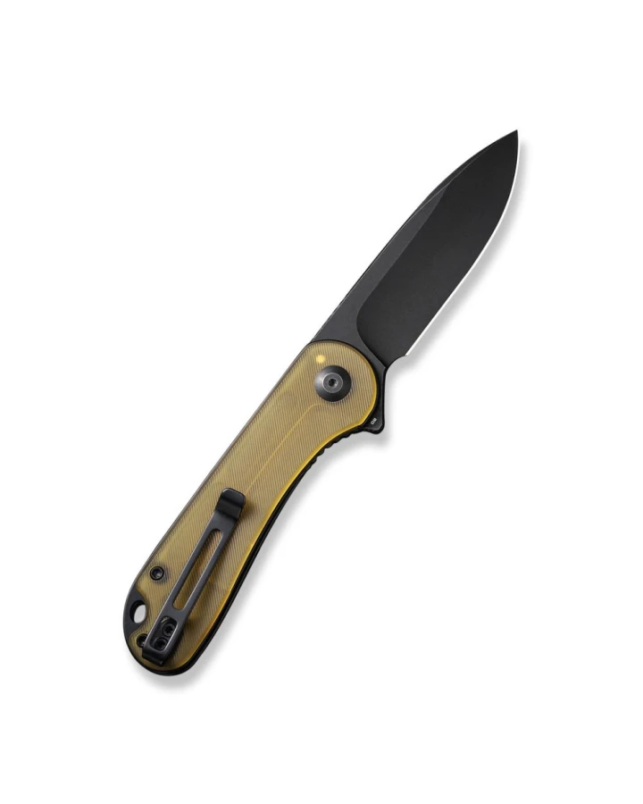 Ніж складаний кишеньковий Civivi Elementum C907A-5, D2, Ultem, золотий