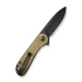 Ніж складаний кишеньковий Civivi Elementum C907A-5, D2, Ultem, золотий