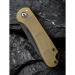 Ніж складаний кишеньковий Civivi Elementum C907A-5, D2, Ultem, золотий