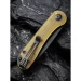 Ніж складаний кишеньковий Civivi Elementum C907A-5, D2, Ultem, золотий