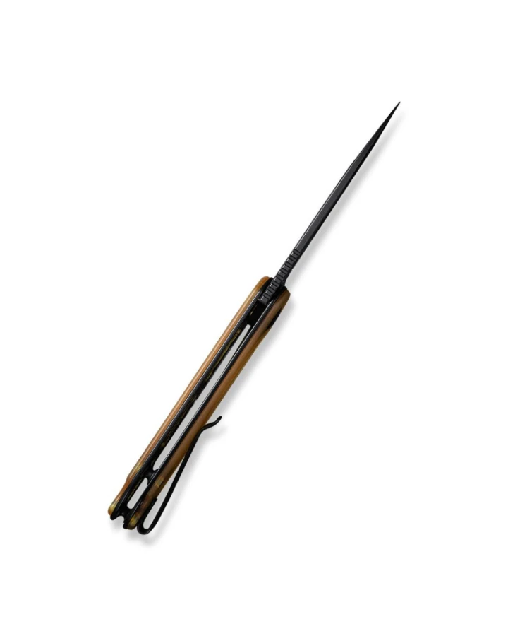 Ніж складаний кишеньковий Civivi Elementum C907A-5, D2, Ultem, золотий