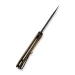 Ніж складаний кишеньковий Civivi Elementum C907A-5, D2, Ultem, золотий