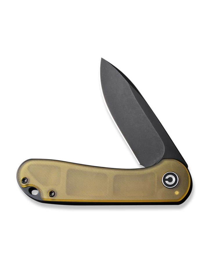 Ніж складаний кишеньковий Civivi Elementum C907A-5, D2, Ultem, золотий
