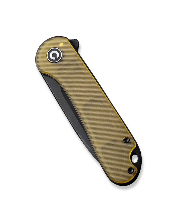 Ніж складаний кишеньковий Civivi Elementum C907A-5, D2, Ultem, золотий