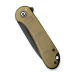 Ніж складаний кишеньковий Civivi Elementum C907A-5, D2, Ultem, золотий